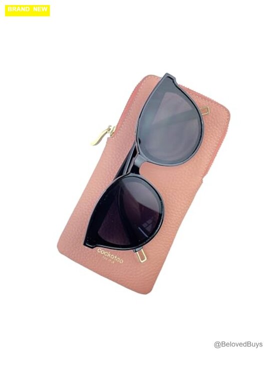 Genuine Leather Eyeglass Case Zipper Pouch for Glasses main image 4